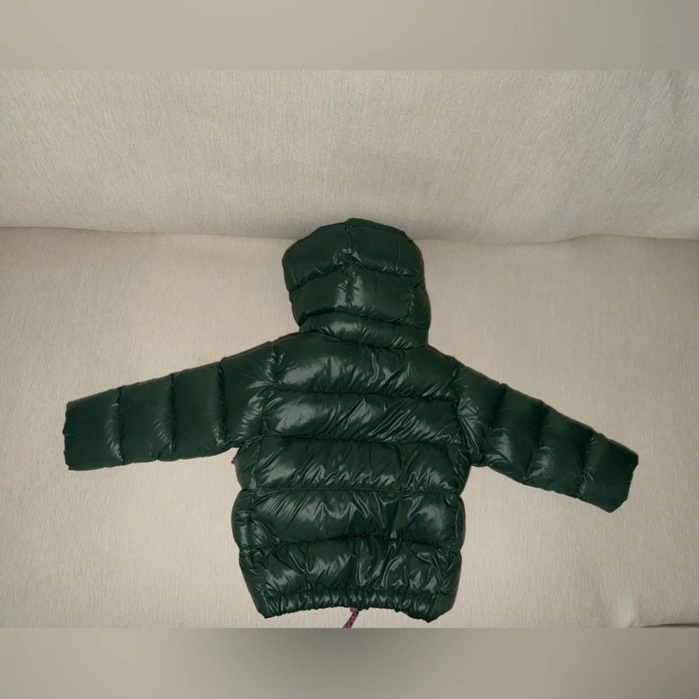 Patagonia Kids Puffer Jacket - Green and Purple - Picture 2 of 4